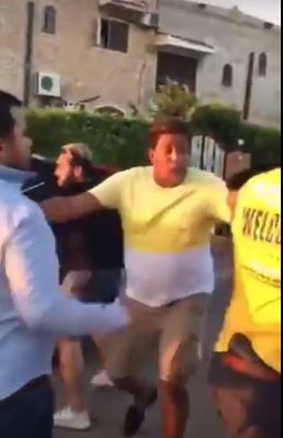 شاهدوا: حمو بيكا يتسبب فى مشاجرة بالساحل الشمالى