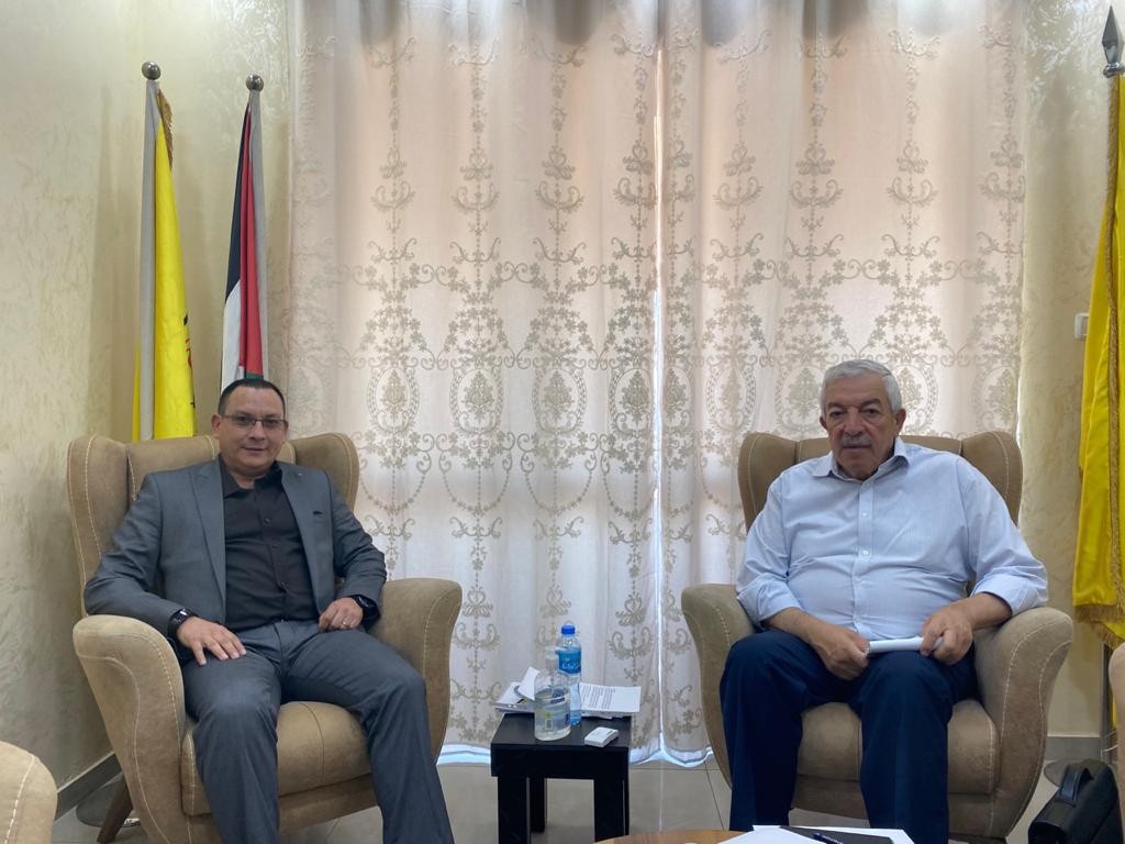 العالول يلتقي سفير نيكاراغوا لبحث آخر مستجدات القضية الفلسطينية