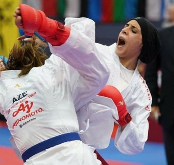 مصر تضمن ميدالية جديدة في الكاراتيه