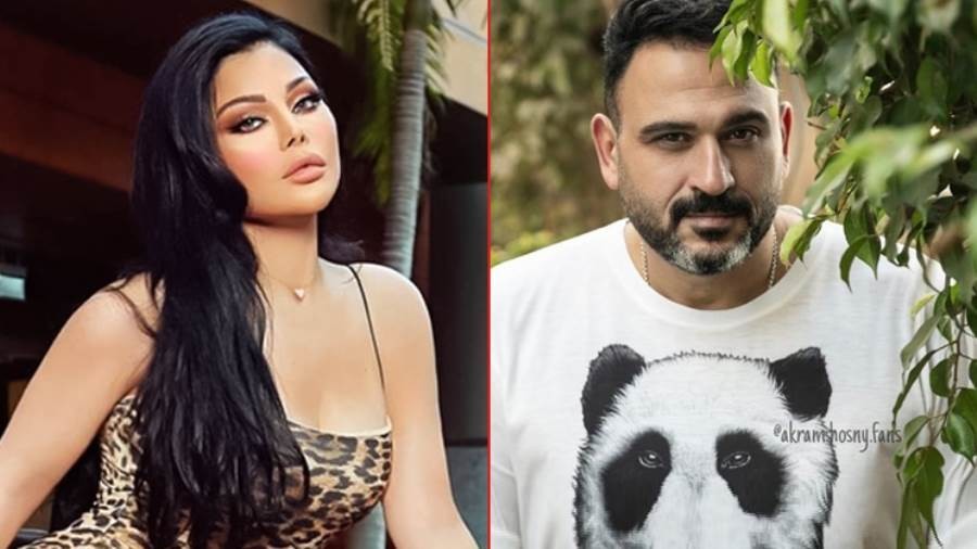أكرم حسني يغني مع هيفاء وهبي في حفلها بالساحل الشمالي