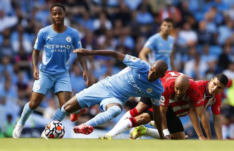 بالصور.. ساوثهامبتون يفرض التعادل على مانشستر سيتي