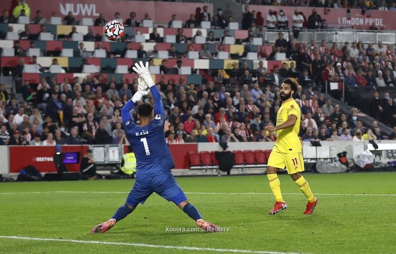 بالصور: تعادل دراماتيكي بين ليفربول وبرينتفورد