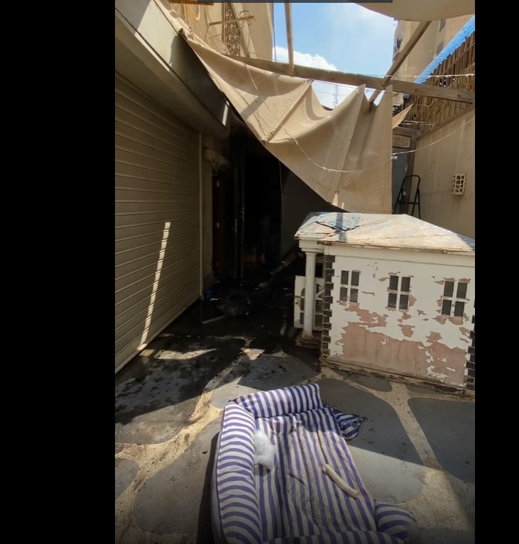 زوجة شريف منير عن الحريق الذي نشب بمنزلها: بحمد ربنا على كل حال