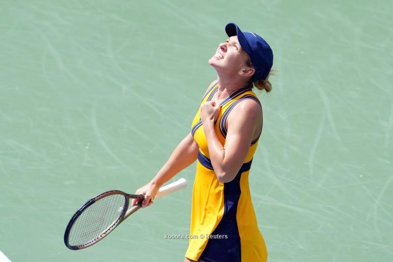 بالصور : هاليب تفوز على ريباكينا في مواجهة مثيرة بأمريكا المفتوحة