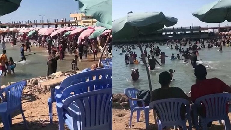 بالفيديو" شجار عنيف داخل شاطئ "نادي المهندسين" في مصر