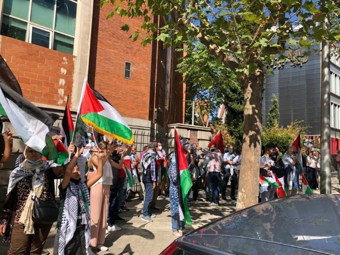 مدريد: وقفة تضامنية نصرة للأسرى في سجون الاحتلال