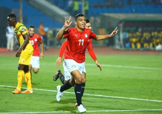 بالصور : مصطفى محمد ينقذ منتخب مصر أمام الجابون