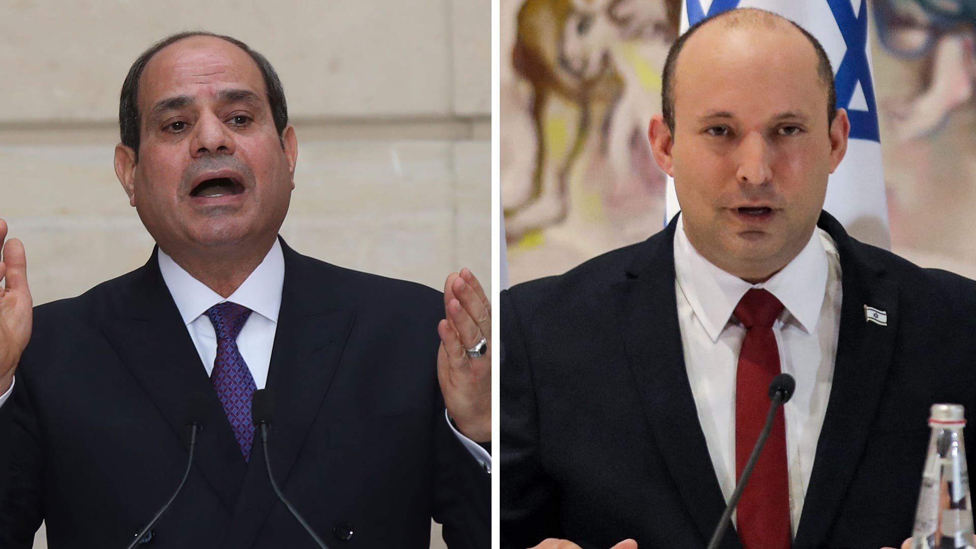 تفاصيل لقاء الرئيس المصري مع رئيس الوزراء الإسرائيلي في شرم الشيخ