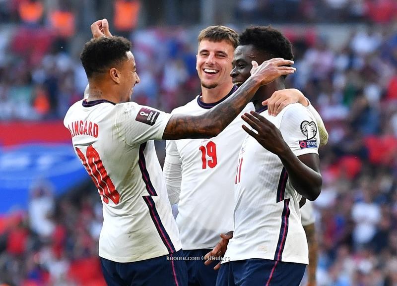 بالصور.. إنجلترا تكتفي برباعية في شباك أندورا