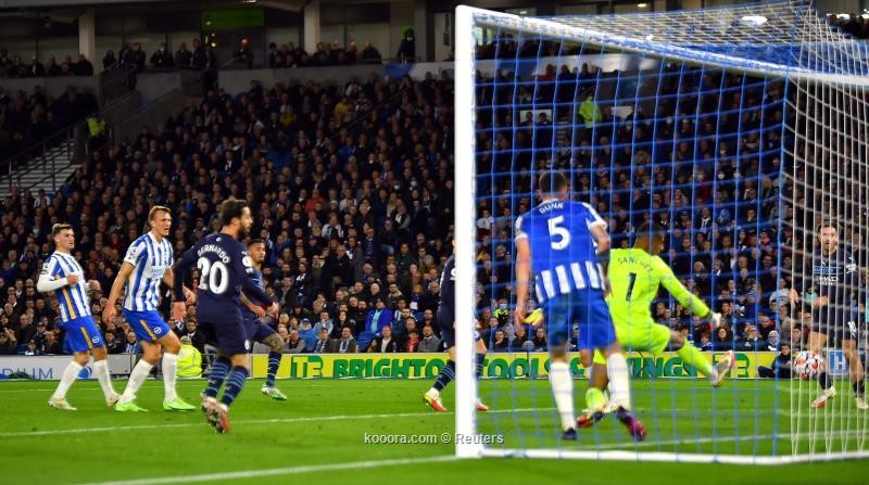 بالصور.. مانشستر سيتي يضرب برايتون برباعية