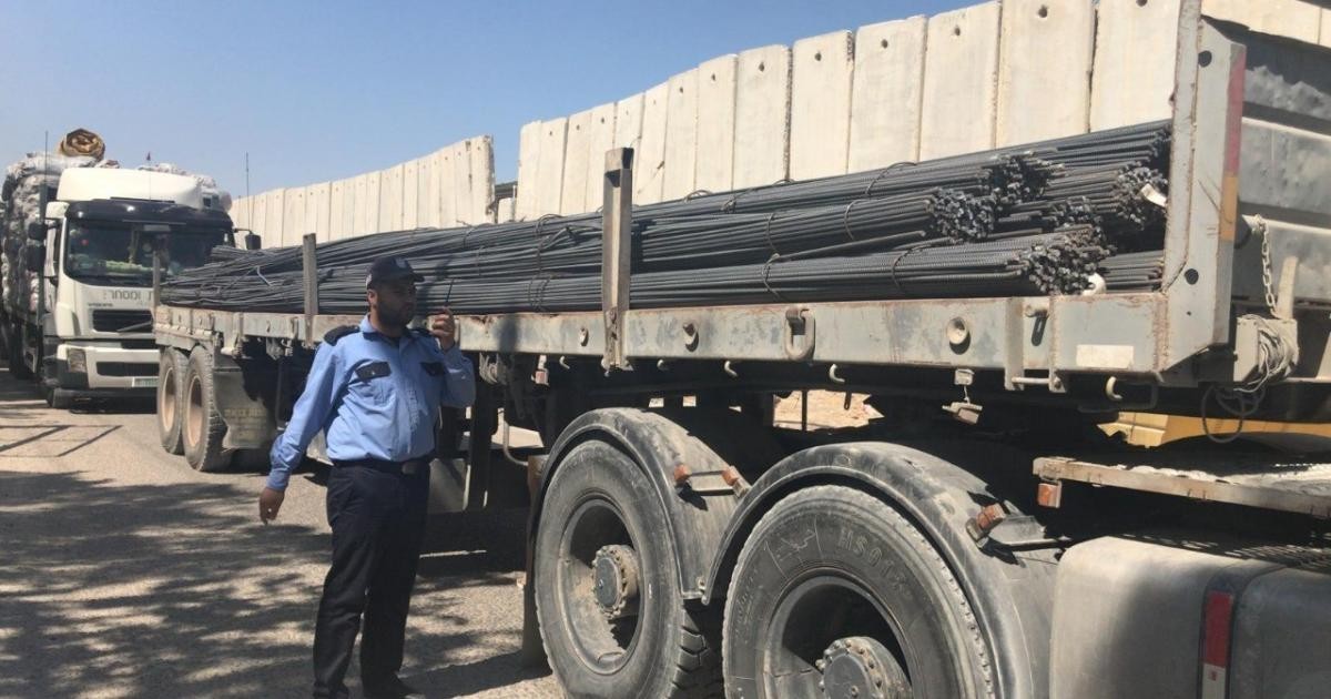 كحيل: مصر وافقت على إدخال كافة أنواع الحديد  إلى قطاع غزة