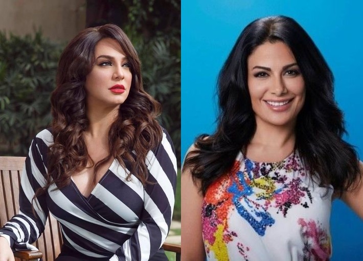 هل وضعت سلاف فواخرجي زميلتها صبا مبارك في موقف حرج بسبب طليقها؟