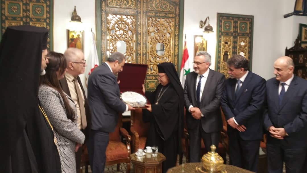 منظمة التحرير تُسلم رسائل لرجال دين مسيحيين بسوريا حول وضع القدس