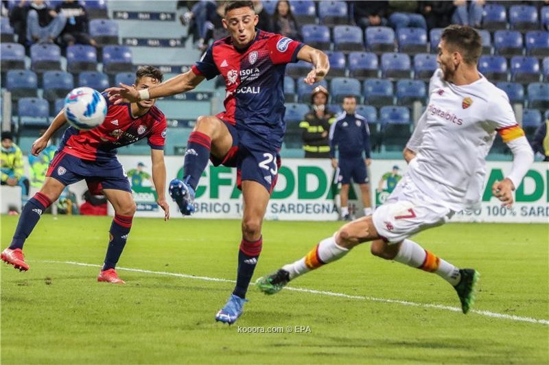 فوز عصيب لروما أمام كالياري بالدوري الايطالي