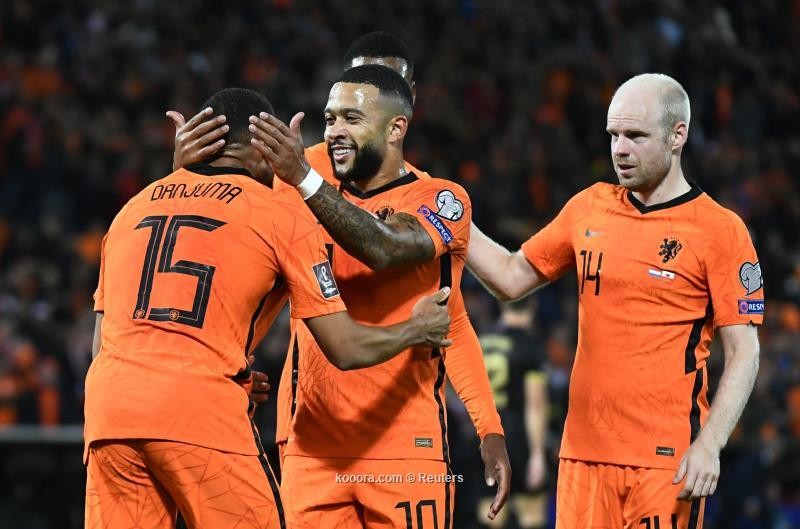 بالصور: هولندا تمطر شباك جبل طارق بسداسية وتحتفظ بالصدارة