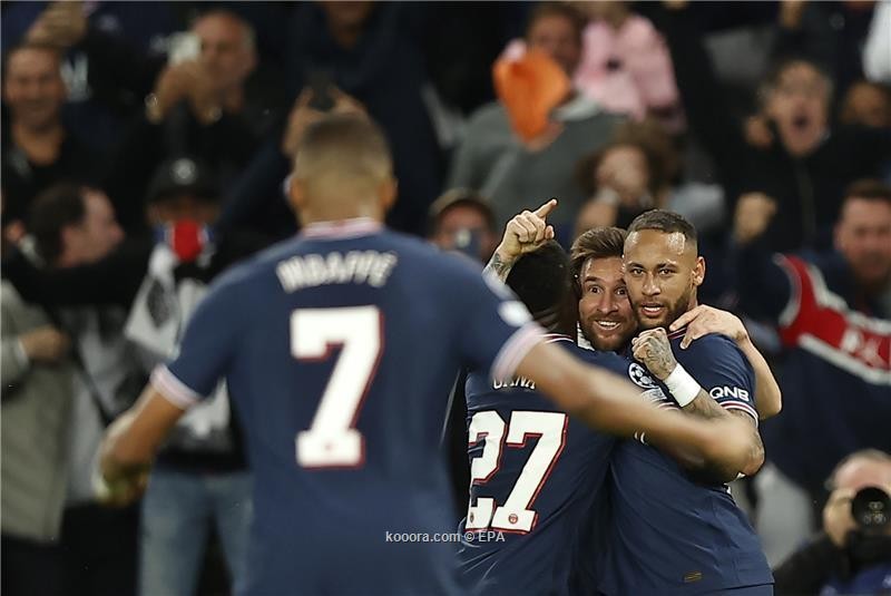 ميسي ومبابي في تشكيل باريس المتوقع أمام لايبزيج