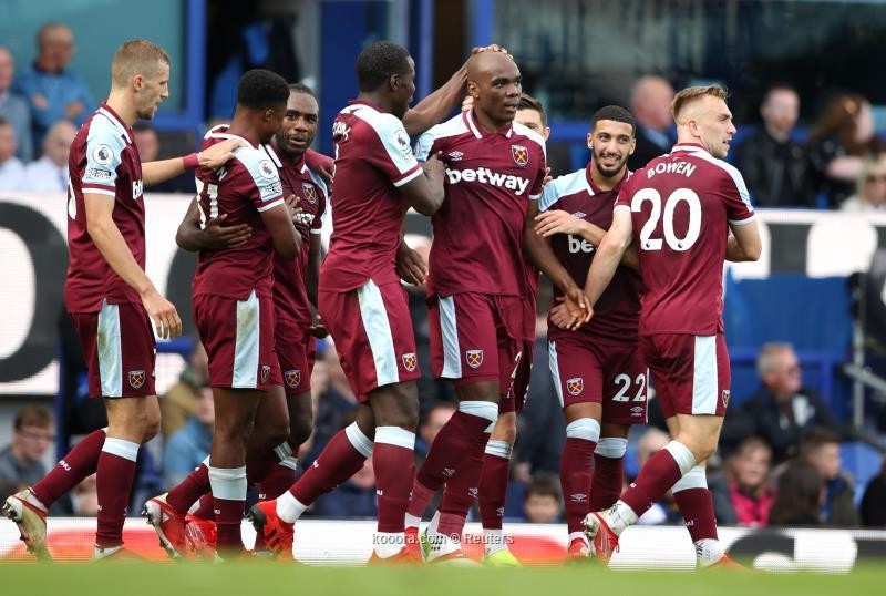 بالصور: وست هام يُسقط إيفرتون في عرينه لأول مرة