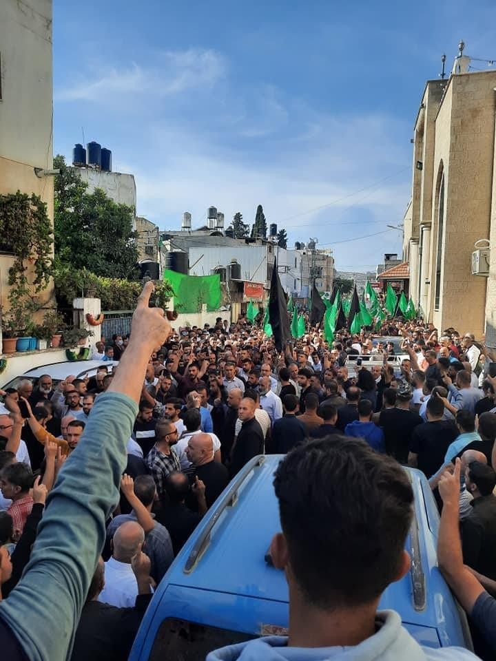 تشييع جثمان وزير الأسرى السابق وصفي قبها في جنين