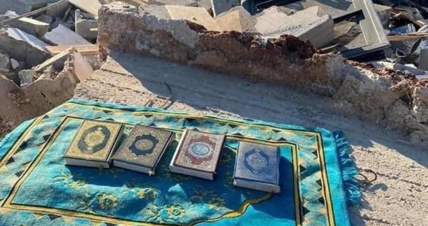 أوقاف غزة تدين هدم الاحتلال مسجد قرية دوما جنوب نابلس
