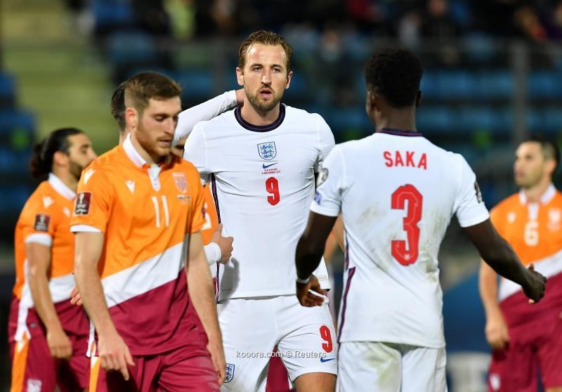 بالصور.. إنجلترا تفترس سان مارينو 10-0 وتبلغ المونديال