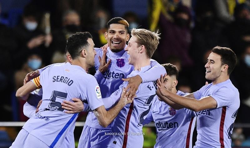 بالصور.. برشلونة يقلب الطاولة على فياريال بثلاثية