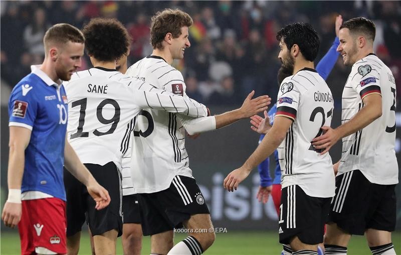 بالصور: طوفان ألمانيا يجتاح ليشتنشتاين ب9 أهداف