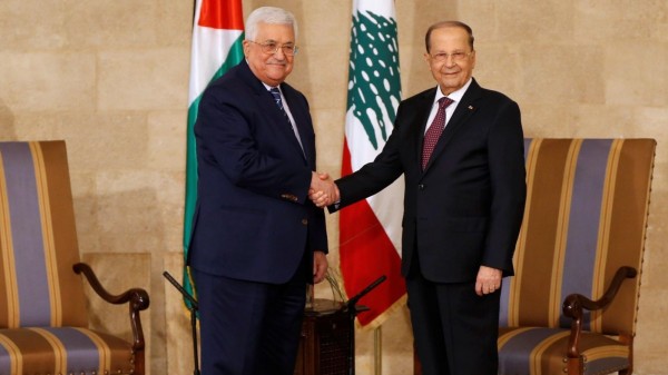 تفاصيل لقاء الرئيس عباس مع نظيره اللبناني في الدوحة