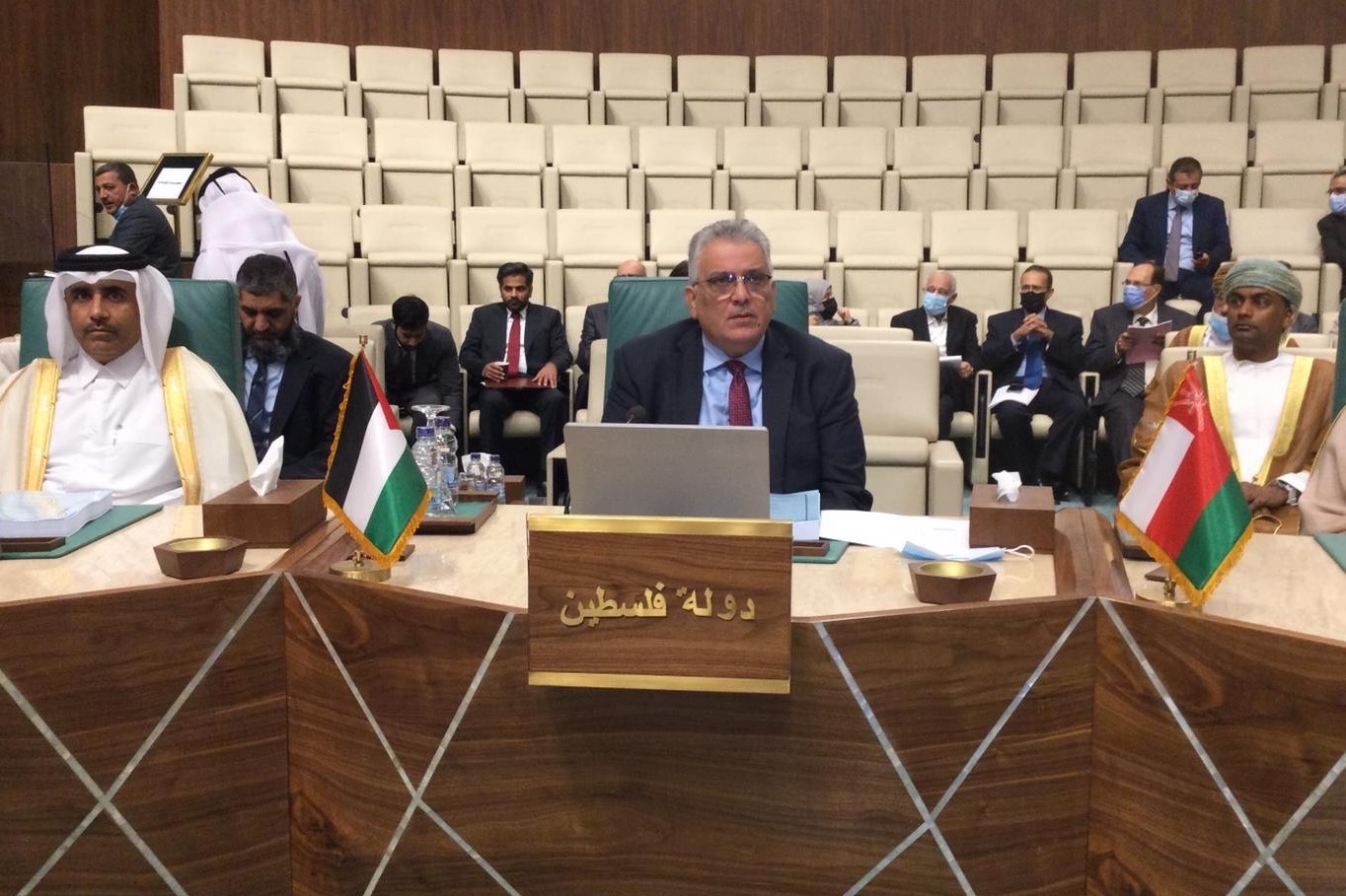 خلال مشاركته بالمجلس الوزاري العربي للمياه
