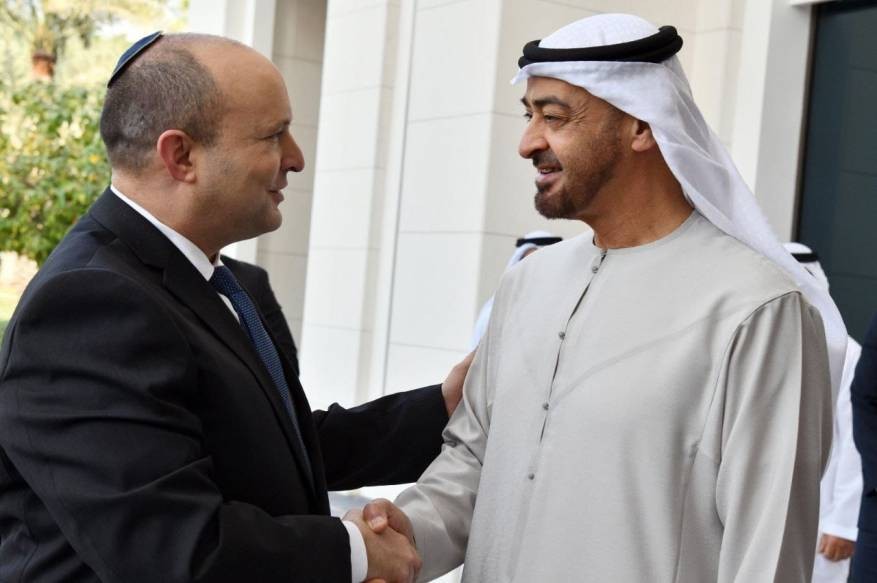 شاهد.. بينيت يلتقي بالشيخ محمد بن زايد في الإمارات