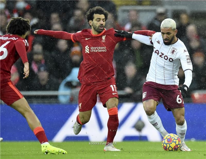 بالصور.. صلاح يقود ليفربول لتخطي أستون فيلا بشق الأنفس