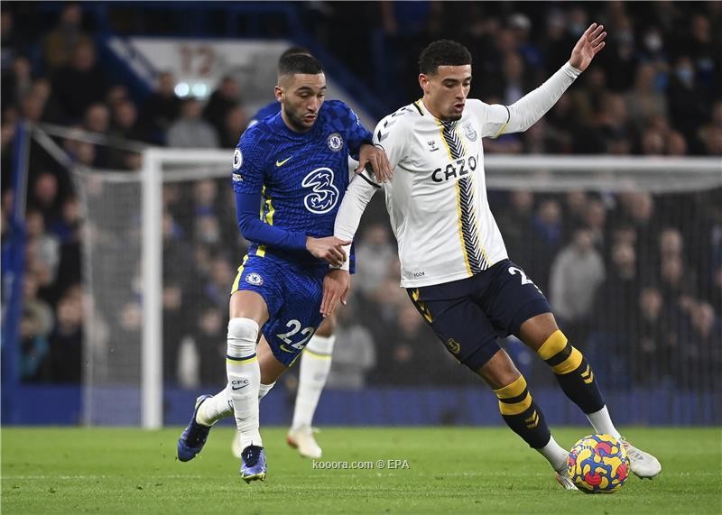 بالصور: إيفرتون يحبط تشيلسي في ستامفورد بريدج