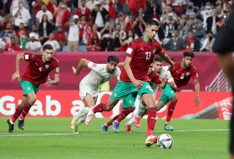 بالصور.. المغرب يفوز على فلسطين برباعية في كأس العرب