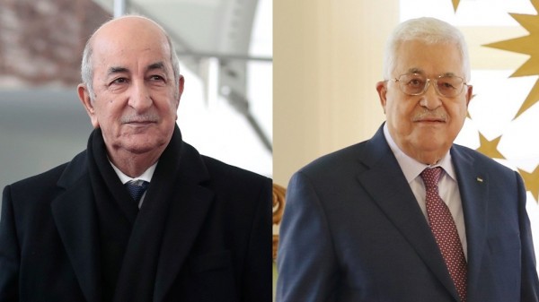الرئيس عباس يتوجه اليوم إلى الجزائر بدعوة من نظيره عبد المجيد تبون