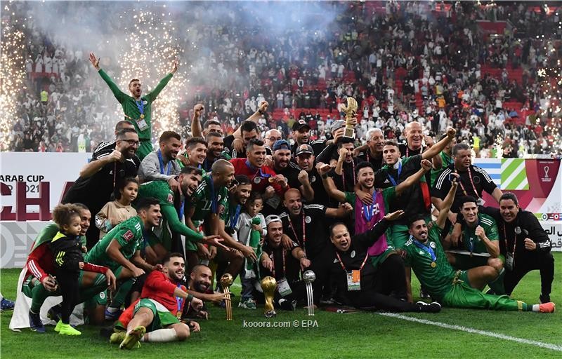 بالصور : منتخب الجزائر بطلا لكأس العرب للمرة الأولى في تاريخه