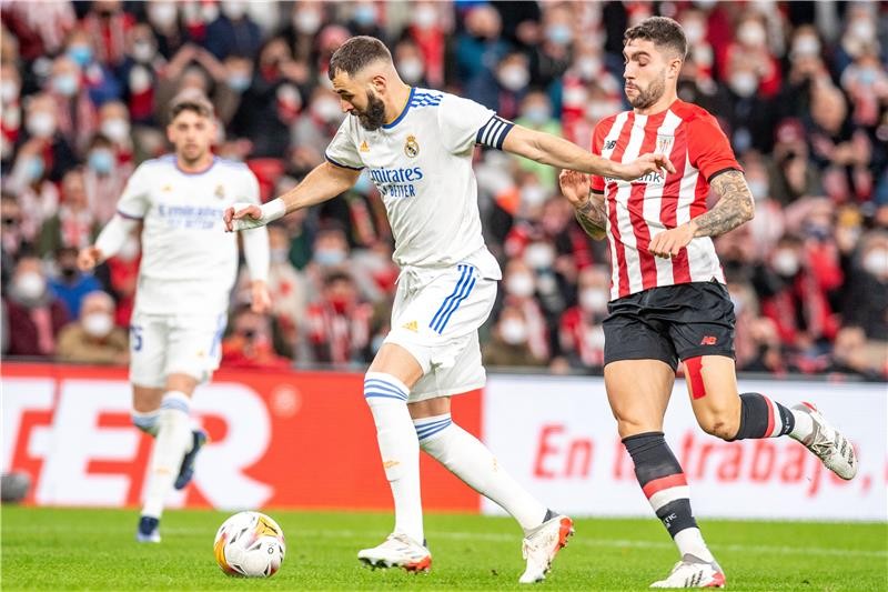 بالصور.. بنزيما يقود ريال مدريد لفوز صعب على بيلباو