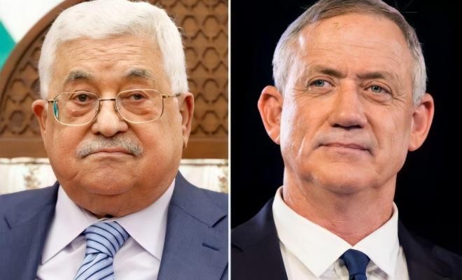 غانتس يُهاجم منتقدي اجتماعاته مع الرئيس عباس