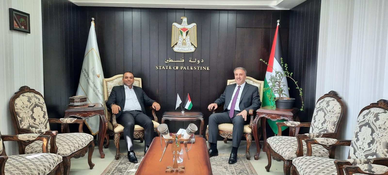 الوزير عساف يُهنئ مراد السوداني بمناسبة تعيينه نائبًا لرئيس التجمع الدوليّ للكتَاب