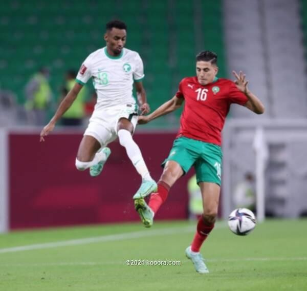 بالصور: المغرب يهزم السعودية بركلة جزاء