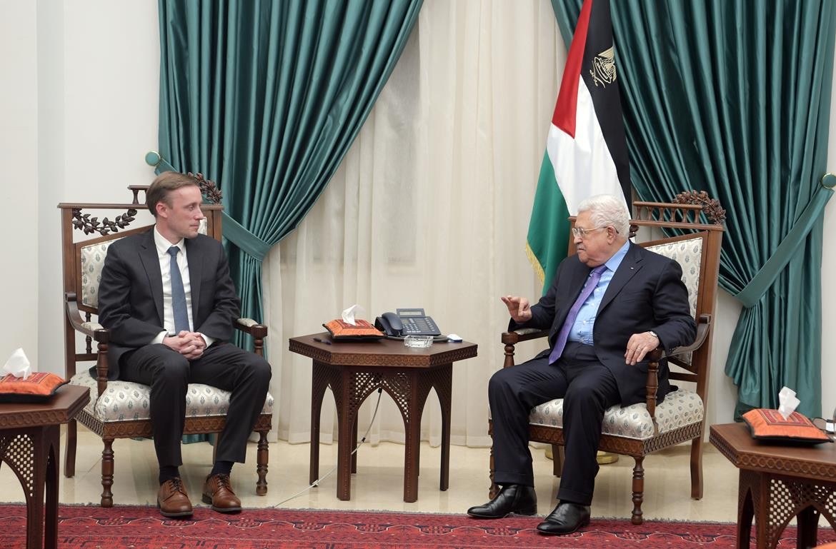 هذا ما جاء في لقاء الرئيس عباس بمستشار الأمن القومي الأمريكي