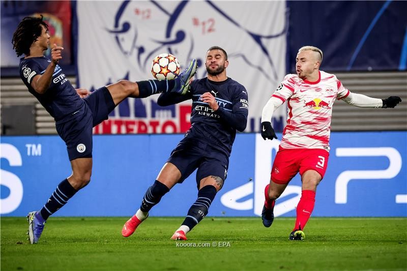 بالصور: لايبزيج يقهر مانشستر سيتي ويطير لليوروبا ليج