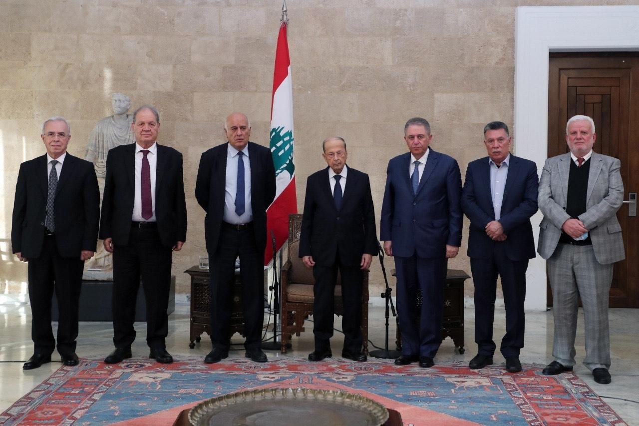 تفاصيل لقاء وفد حركة فتح  برئاسة الرجوب مع الرئيس اللبناني