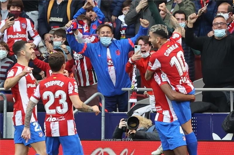 بالصور: ثنائية كوريا تعيد أتلتيكو لطريق الانتصارات