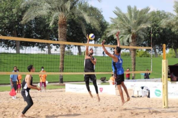 بالصور : فلسطين تهزم الأردن في غرب آسيا للطائرة الشاطئية