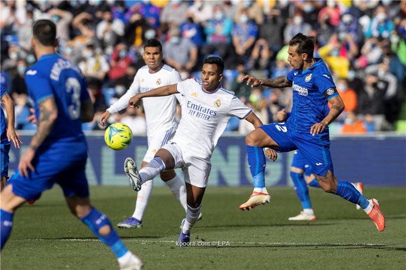 بالصور: ريال مدريد يفتتح 2022 بالسقوط أمام خيتافي