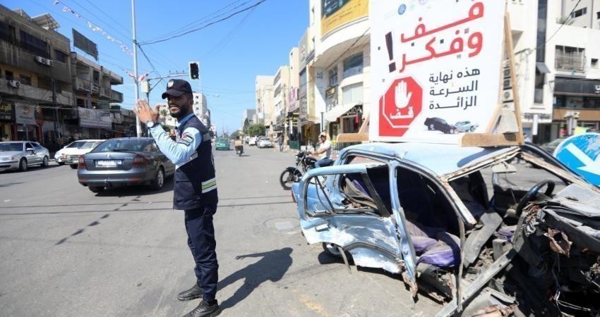 مرور غزة: وقوع 11 حادث سير خلال الـ24 ساعة الماضية