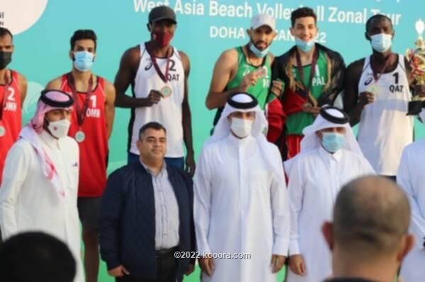 بالصور : فلسطين تحرز برونزية غرب آسيا للطائرة الشاطئية