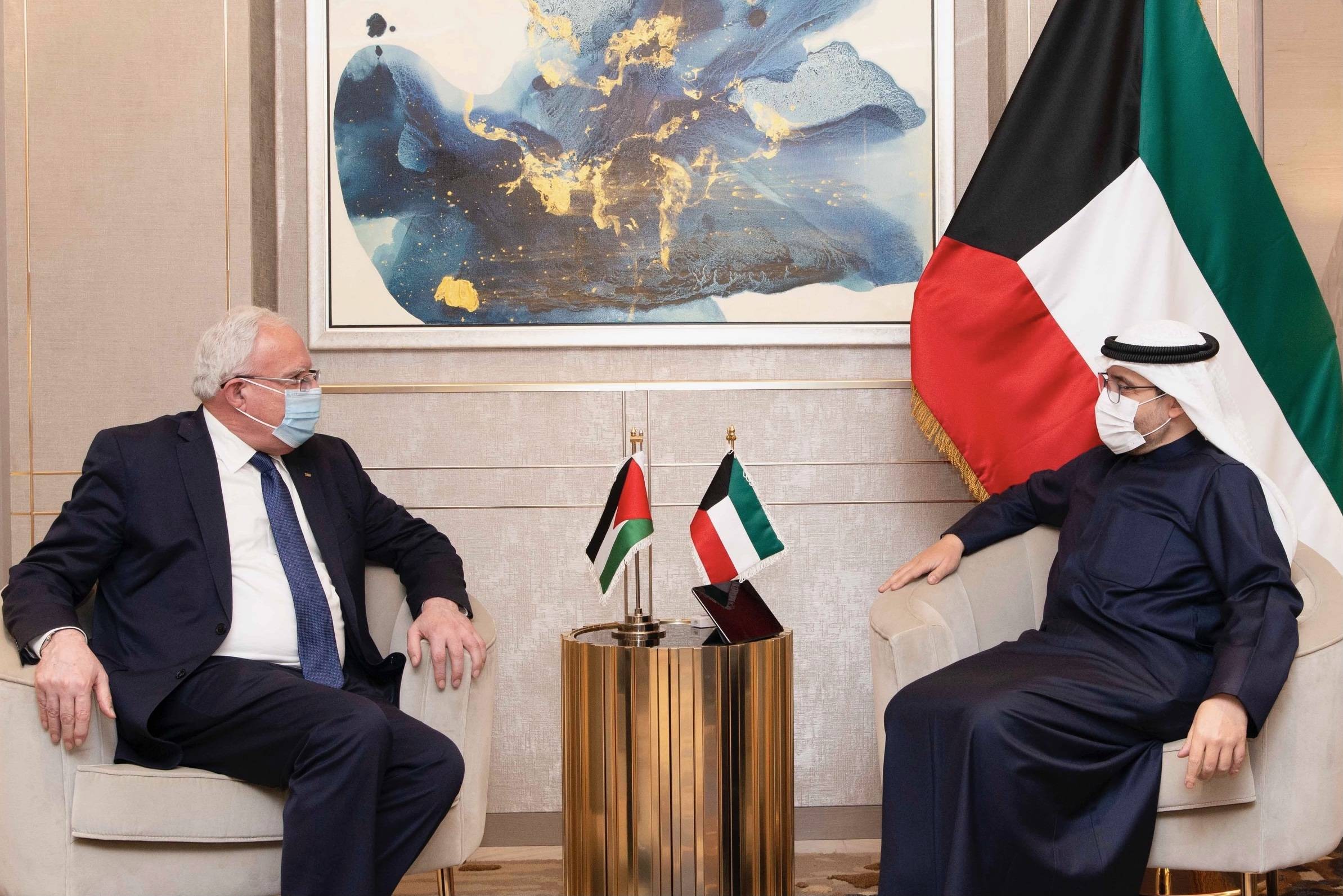 تفاصيل لقاء المالكي مع وزير الدولة لشؤون مجلس الوزراء الكويتي