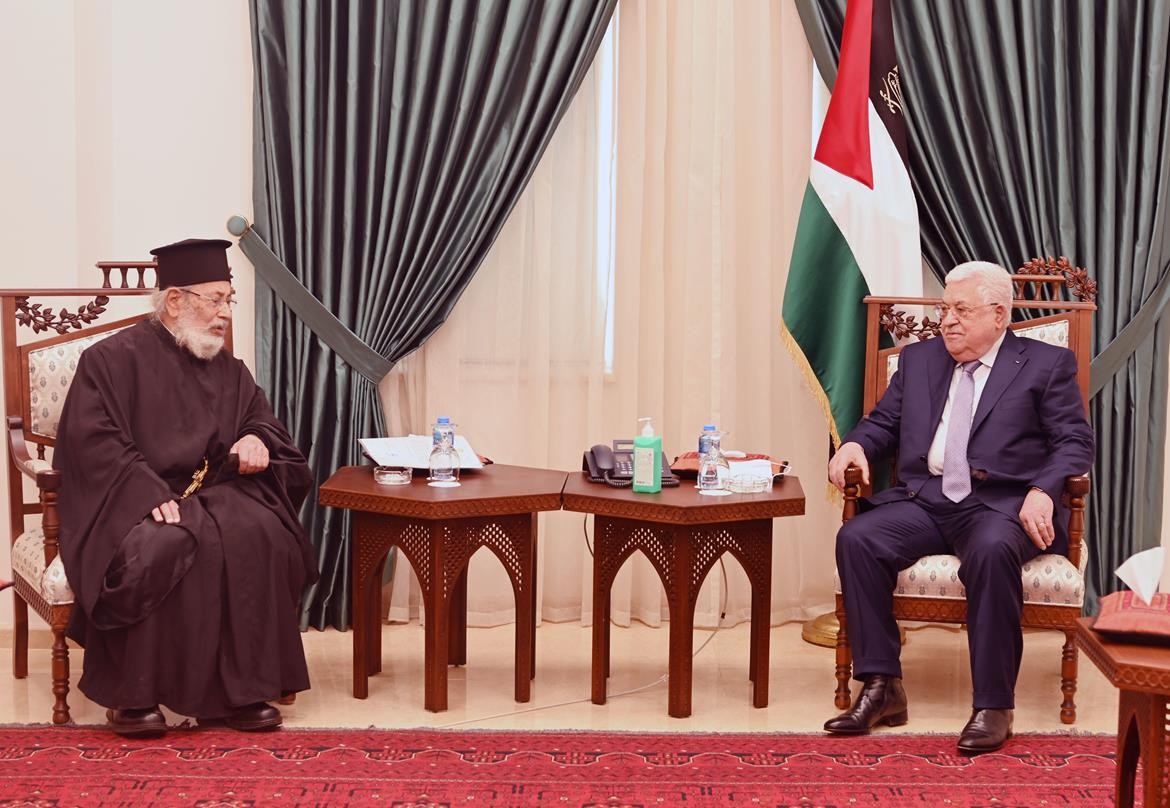 الرئيس عباس يستقبل نائب رئيس المجلس الوطني