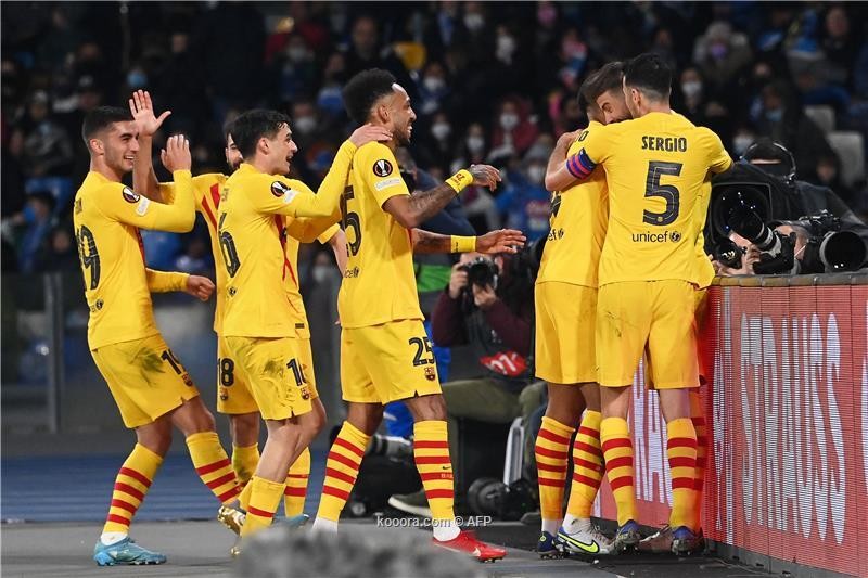 بالصور.. برشلونة يدك شباك نابولي ويواصل رحلته الأوروبية