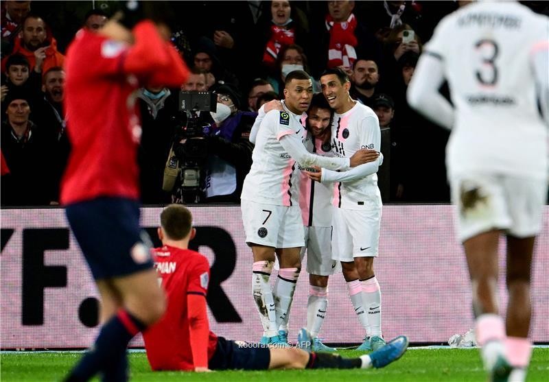 باريس ينتقم من ليل بخماسية مذلة